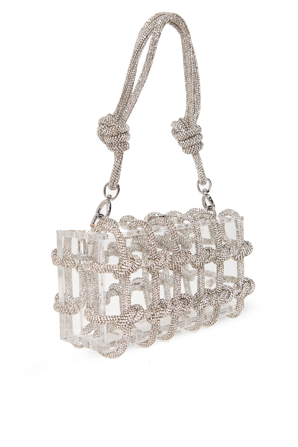 cult gaia bess rhinestone shoulder bag